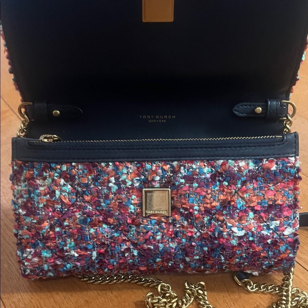 NBW Tory Burch Colorful Tweed Crossbody Bag - Picture 6 of 6